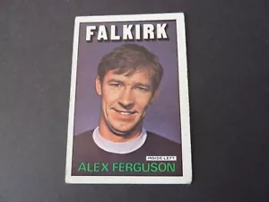 Alex Ferguson A&BC Scottish Blue Back Football Card from 1972 - VGC - Falkirk - Bild 1 von 12