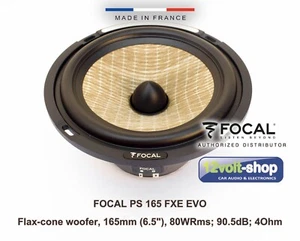 FOCAL PS165FXE FlaxEVO 165mm(6,5’’) woofers from 2-way kit; 80WRms; a pair (2pc) - Picture 1 of 7