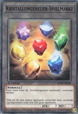 YuGiOh Crystal Beast Token SDCB-DE049 Token Neu 1st - Bild 1 von 2