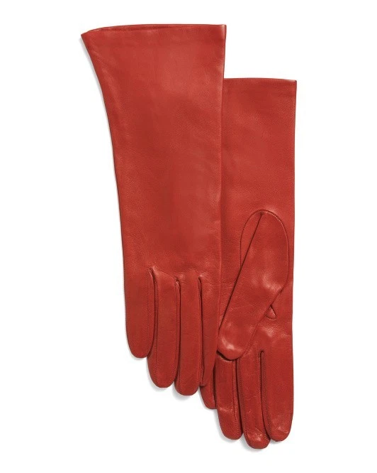 PORTOLANO Made In Italy Leather Blend Gloves (size 8) - Image 1 of 1