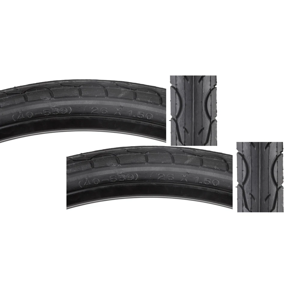 Sunlite 26x1.5 Black /black Kwest 60lbk193 Tire