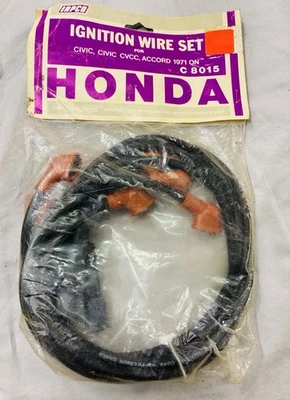 1971-1980 Honda Civic Accord Spark Plug Wire Set 4 Cylinder NOS C8015 - Image 1 of 2