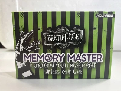 Beetlejuice Memory Master Card Game by Aquarius 2021 Complete Family Game 6+ - Image 1 of 4