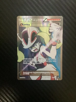 FULL ART Korrina ULTRA RARE 111/111 Pokemon XY Furious Fists Trainer Card - LP - Image 1 of 4