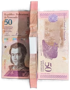 Tier 4b RV GCR Venezuela  1000 pcs 50 soberanos=5 TRILLION BOLIVARS UNC P105 D5 - Picture 1 of 3