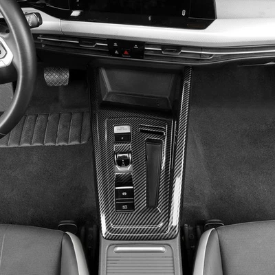 Carbon Mittelkonsole Schalttafel Abdeckung Getriebeabdeckung Für VW Golf 8 MK8 - Bild 1 von 4