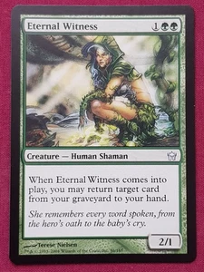 Magic The Gathering FIFTH DAWN ETERNAL WITNESS green card MTG - Picture 1 of 2