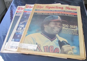 1983-THE SPORTING NEWS May 9, June 6, 13, 20 - Nolan Ryan, Carlton, Stieb, Carew - Picture 1 of 5
