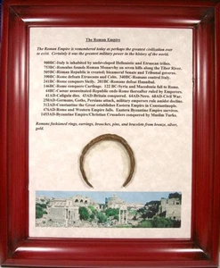 100 n. Chr. Antike Bronze römisch-judäa Israel phönica philisterhaftes Armband Plakette - Bild 1 von 1