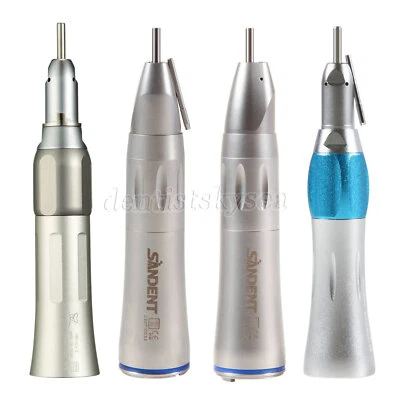 Cono de nariz recta quirúrgico dental de fibra óptica 1:1 pieza de mano de baja velocidad tipo E YX Foto 1 de 4