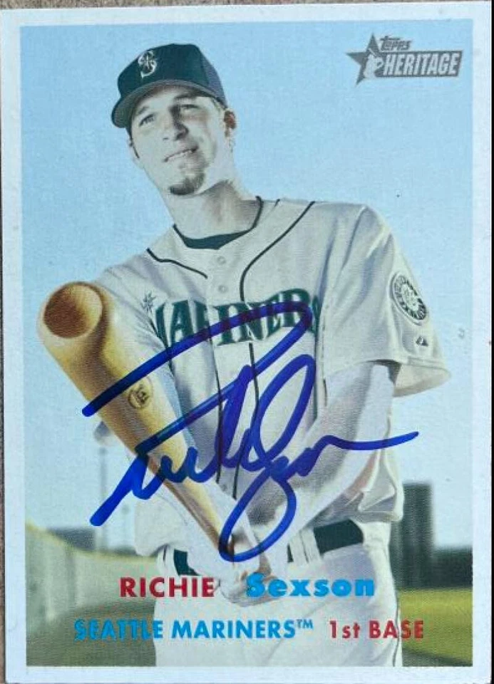 Richie Sexson Autographed 2006 Topps Heritage #305 SP - Image 1 of 1
