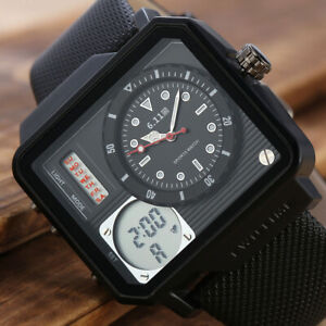 Men Watch Electronic-Analog High Quality BY TWOTIME