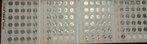 National Park Quarters Folder Complete Set (2010-2021) - 112 Coins P & D Mints - Picture 1 of 2