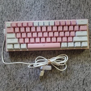 Redragon K617 Fizz 60% Wired RGB Gaming Keyboard, 61 Keys, Red Switch Pinky/ag - Picture 1 of 8