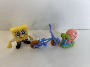 Imaginext Superhero SpongeBob Squarepants & Gary Snail Figure Lot