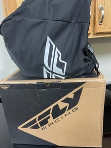 FLY RACING FORMULA CC PRIMARY HELMET - MATTE BLACK/GREY New With Tags - Picture 1 of 5