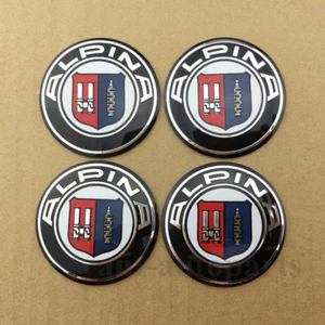 Alpina Logo Wheel Center Hub Cap Badge Emblem Sticker Decal Car Auto 56mm - Picture 1 of 5