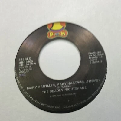 Soul 45 The Deadly Nightshade - Dance, Mr. Big, Dance / Mary Hartman, Mary Hartm Foto 1 de 2