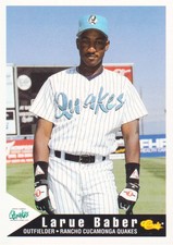 1994 Classic Baseball Rancho Cucamonga Quakes #2 Larue Baber