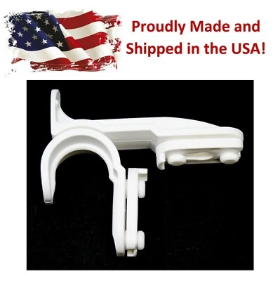 New White Plastic Latch Set Kit for Solar Group Standard Mailbox Repair Latch - Image 1 of 4