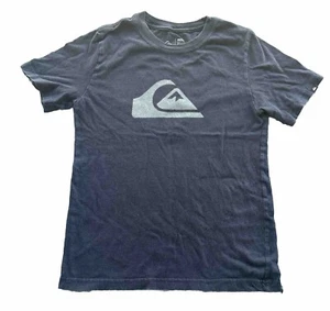 Camiseta Quicksilver Niños Talla S/P/CH Rápida Plateada Gris Marino Logo Surf Skate - Imagen 1 de 6