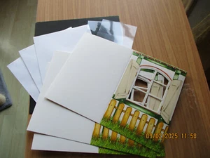 Sichtfolien-Grußkarten "Fenster 1", 11,5cm x 16,5cm, inkl. Einleger & Umschläge - Bild 1 von 5