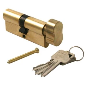 Thumb Turn Euro Cylinder Lock uPVC Door Front Door Cylinder/Barrel PVC Aluminium - Picture 1 of 1
