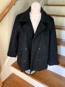 J Crew Wool Nylon Lined Grey Winter Coat Women’s Sz Petite S Wool Blend ❤️tw11j4 - Picture 1 of 7