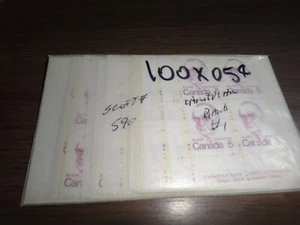 canada 25 plate #1 blocks of 4 scott #590 mint never hinged - Picture 1 of 1