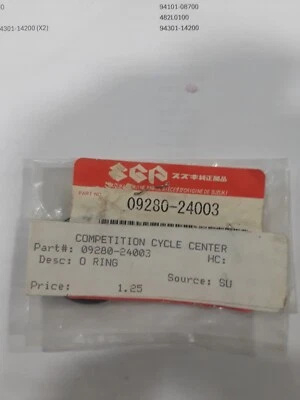 ANILLO TÓRICO OEM SUZUKI TM400 TM250 TC125 TC185 TS250 TS125 RM125 09280-24003 CADA UNO Foto 1 de 3