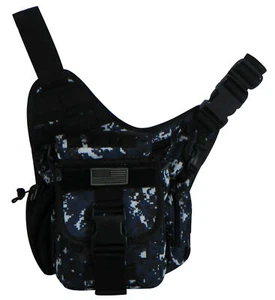 East West USA Wandern taktische Schulter Schlinge Trail Utility Tasche RTC511 MARINEBLAU ACU - Bild 1 von 4