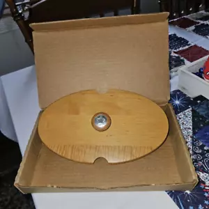 Longaberger 2000 Woodcrafts Lid for Century Basket 53635 Star Knob NEW In Box - Picture 1 of 2