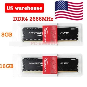 For DDR4-2666 Desktop DIMM 8GB HX426C16FB2/8 16GB HX426C16FB/16 Ram NEW - Picture 1 of 12