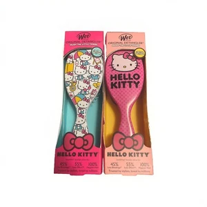 Wet Brush Original Detangler Hairbrush Hello Kitty 2 Pack Limited Edition ❤️Cute - Picture 1 of 1