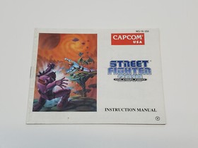 Street Fighter 2010 Authentic Original NES Nintendo Manual Only **