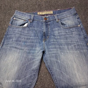 Lifted Research Group Jeans Size 34 Blue True Straight Fit 147% Mid Rise Relaxed - Picture 1 of 15