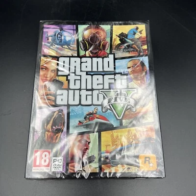 Grand Theft Auto V GTA 5 PC DVD-ROM R* Rockstar Games BRAND NEW + SEALED VGC - Image 1 of 4