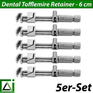 X5 Dental Zahn Universal Tofflemire 6 cm Matrizenspanner retainer Halter New CE - Bild 1 von 6