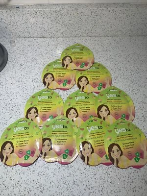 10X - Máscara de papel Yes to Booty - Brilhante + Retexturizada - Citrinos - Vitamina C - Imagem 1 de 3