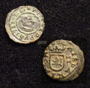 ESPAÑA, 33-FELIPE IV, 2 MARAVEDIS 1664, CUENCA CA, XC 1349, RARO - Imagen 1 de 1