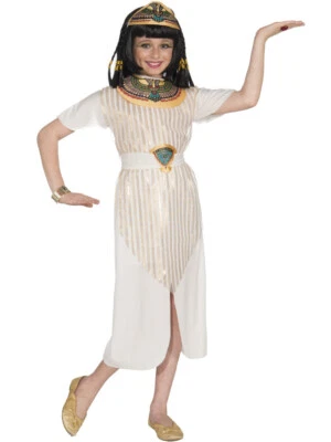 Disfraz Niño Egipcio Cleopatra Talla 12/14 NUEVO 4 Piezas Nuevo Con Etiquetas Foto 1 de 2