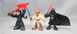 Playskool Star Wars Héroes Galácticos Obi-Wan Kenobi y Darth Vader Kylo Ren - Imagen 1 de 3