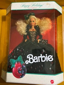 Happy Holidays Special Edition Barbie Doll 1991 Mattel 1871 - Picture 1 of 3