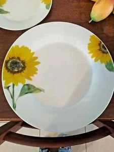 x12 Teller Meeresteller Collection Dekor Sonnenblume Porzellan - Bild 1 von 3