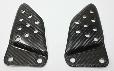 Placas de talón delanteras Buell XB9, XB12, XB12S, XB12R 2003-2010 - 100 % fibra de carbono Foto 1 de 4