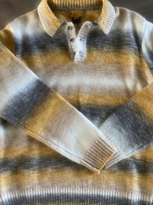 Suéter Prestige Original Para Hombre Dorado/Gris Talla XL NUEVO CON ETIQUETAS Foto 1 de 4