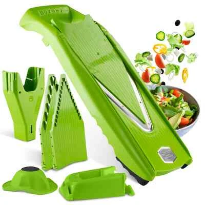 Börner Gemüsehobel V5 Powerline Profi Set Gurkenhobel Krauthobel Pommesschneider - Bild 1 von 4