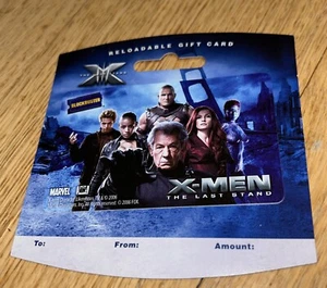 2003  BLOCKBUSTER Video - Marvel X-MEN, THE LAST STAND GIFT CARD (No Value) - Picture 1 of 3