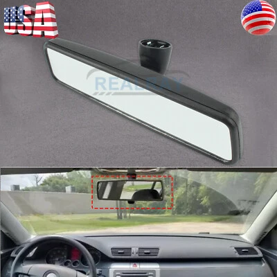 Black Car Interior Inner Rearview Mirror for Volkswagen Jetta MK4 MK5 1999-2010 - Image 1 of 4