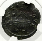 ALLECTUS 293AD römische britische Usurpator authentische antike Münze mit Galeere NGC i84971